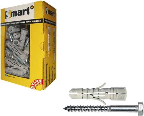 Pgb-europe smart | plug nylon + din 571 ø 10x100 nzn | 10 st - sm0pzsn0114100100e