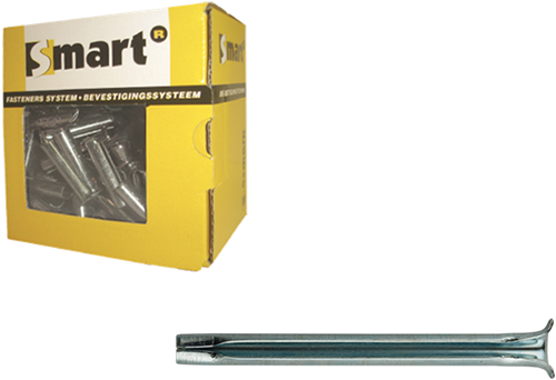 Pgb-europe smart | spanhuls in gehard veerstaal 6x100 zn | 100 st sm00ea001060100e
