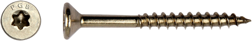 Pgb-europe pgb-fasteners universele spaanplaatschroef rvs a2 vk-t deeldraad verzonken kop ø 3,50x35 tx15 | 200 st | pgwvtga00003500353