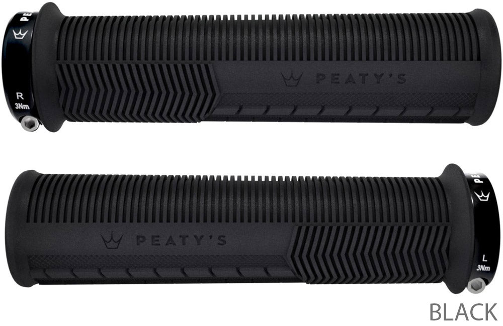 Peaty's monarch grips mushroom lock-on handlebar grips