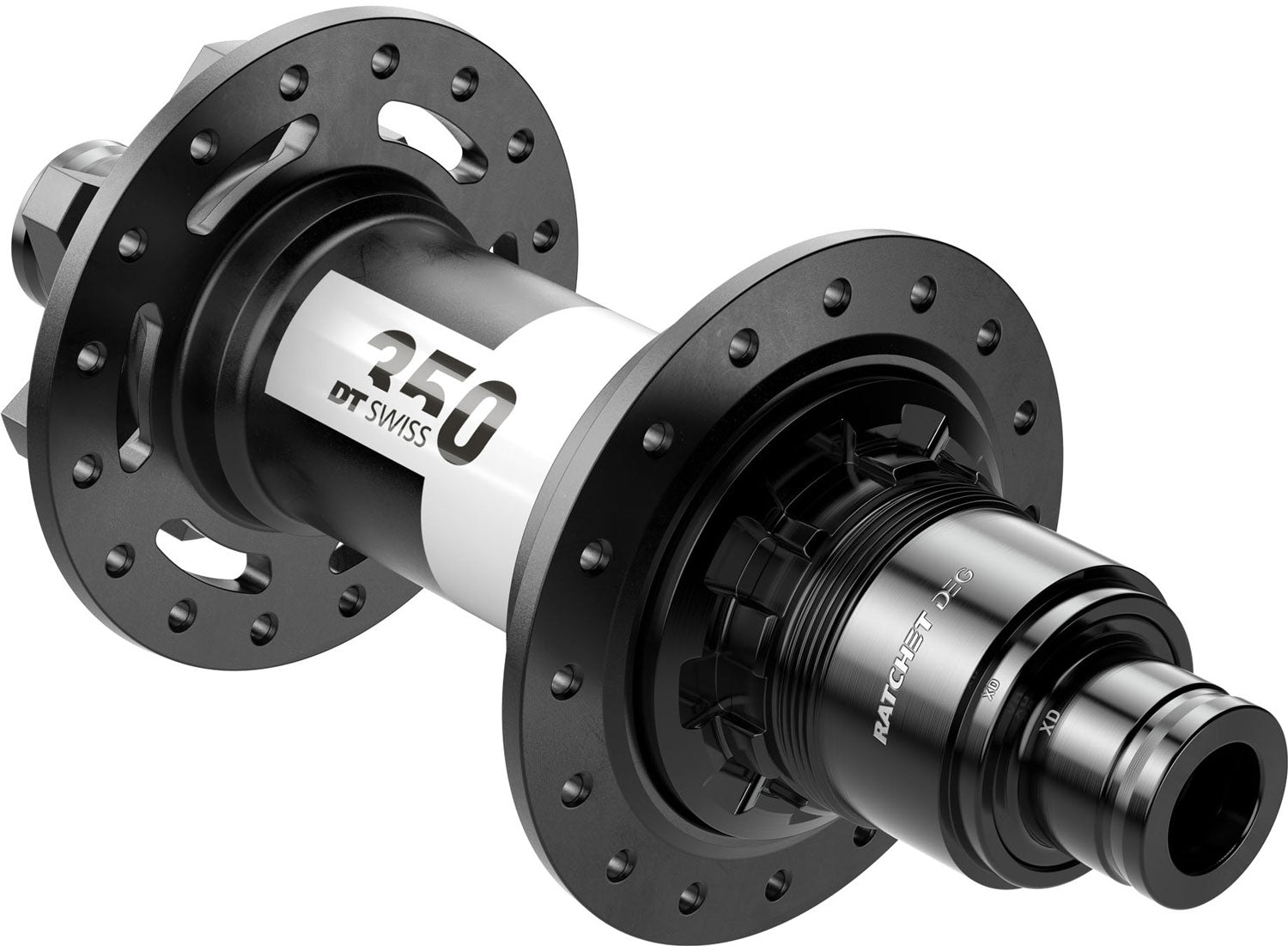 Dt swiss 350 classic deg72 mtb 6-loch 12x157mm boost+ 32 loch hinterradnabe