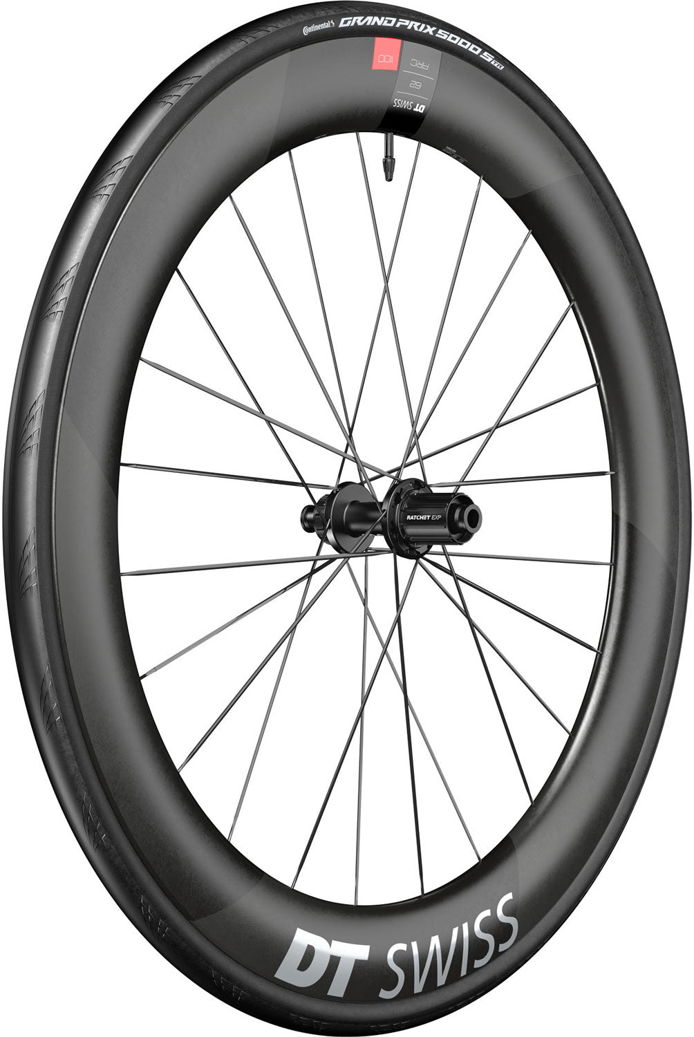 Dt swiss arc 1100 dicut® wts carbon 62 disc cl shimano hg rear wheel
