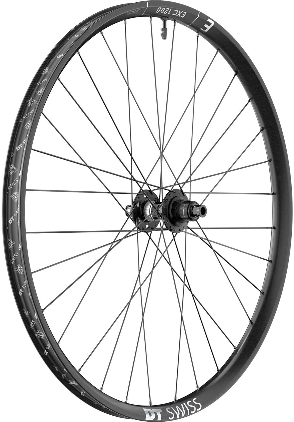 Dt swiss exc 1200 classic 29 30 carbon cl boost deg90 sram xd hinterrad