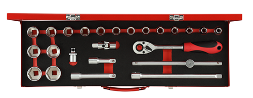 Gedore red | r69004024 | dopsleutelset | 1 2” | 10-32 mm | 24-delig - r69004024