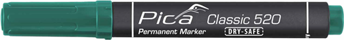 Pica 520 36 permanent marker | 1-4mm | rond | groen | 10 stuks - pi52036