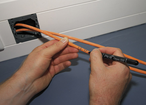 Pica 534 46 permanent pen | 1,0mm | rond | zwart | blister - pi53446sb