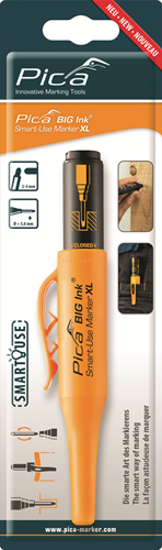 Pica 7046 big ink markeerstift xl | zwart | blister - pi17046sb