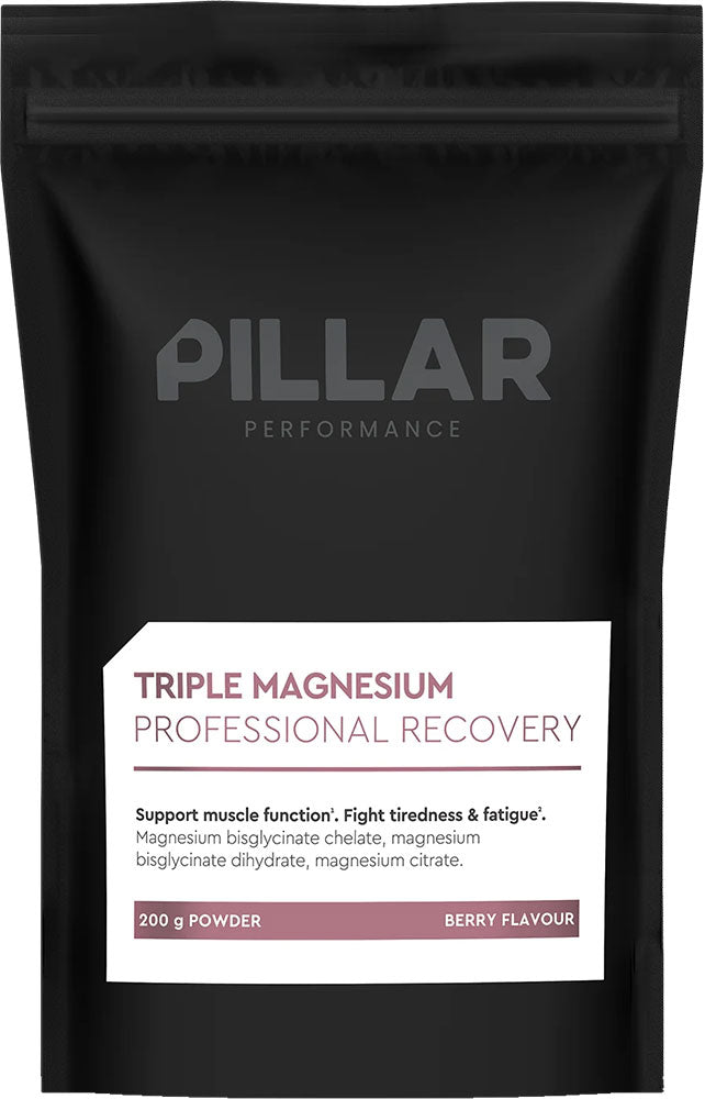 Pillar performance triple magnesium powder 200g | lemon lime