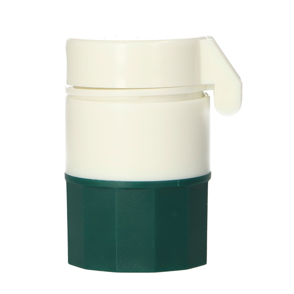 Jvdl pillendoos, pillensnijder en vergruizer 3-in-1 donkergroen