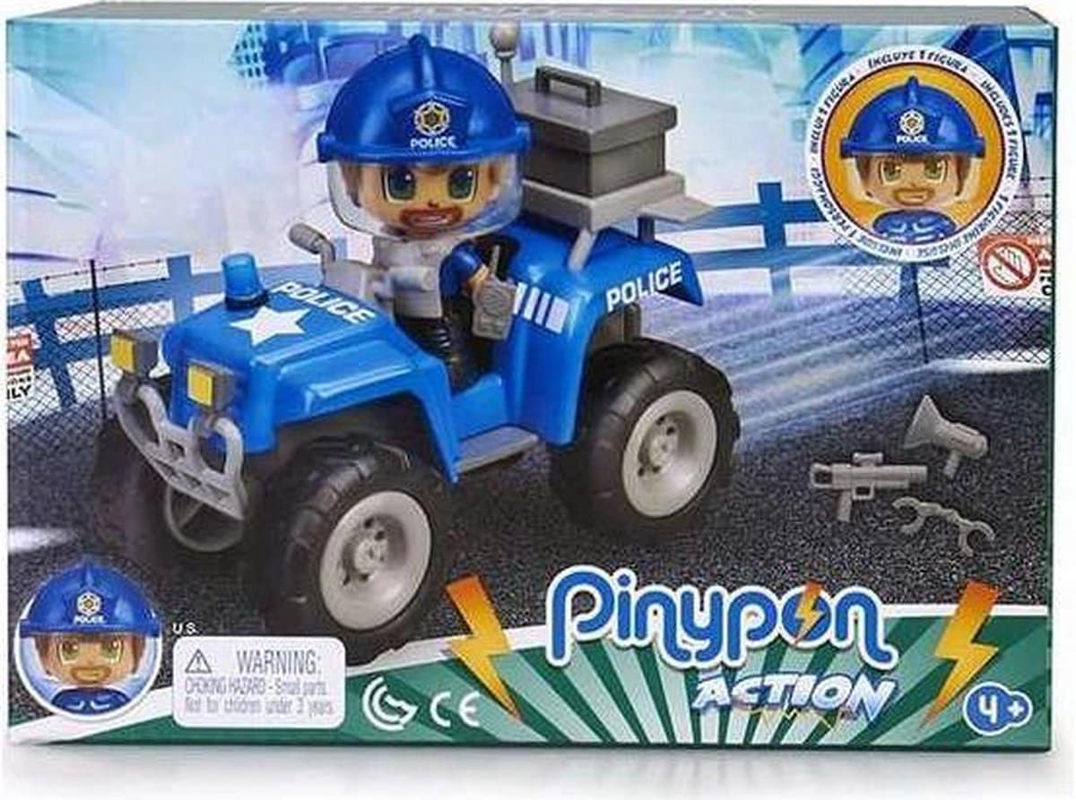 Famosa pinypon - politie trike met politieagent