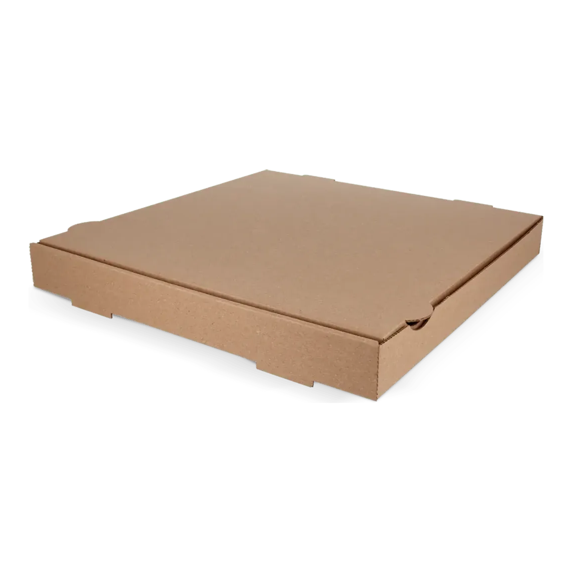 Pizzadozen 32x32x4.2 cm kraft bio (100 stuks)