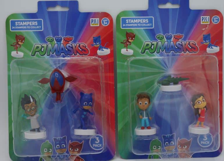 Goliath pj mask stempel set 3 delig, er zijn 24 verschillende stempels leverbaar
