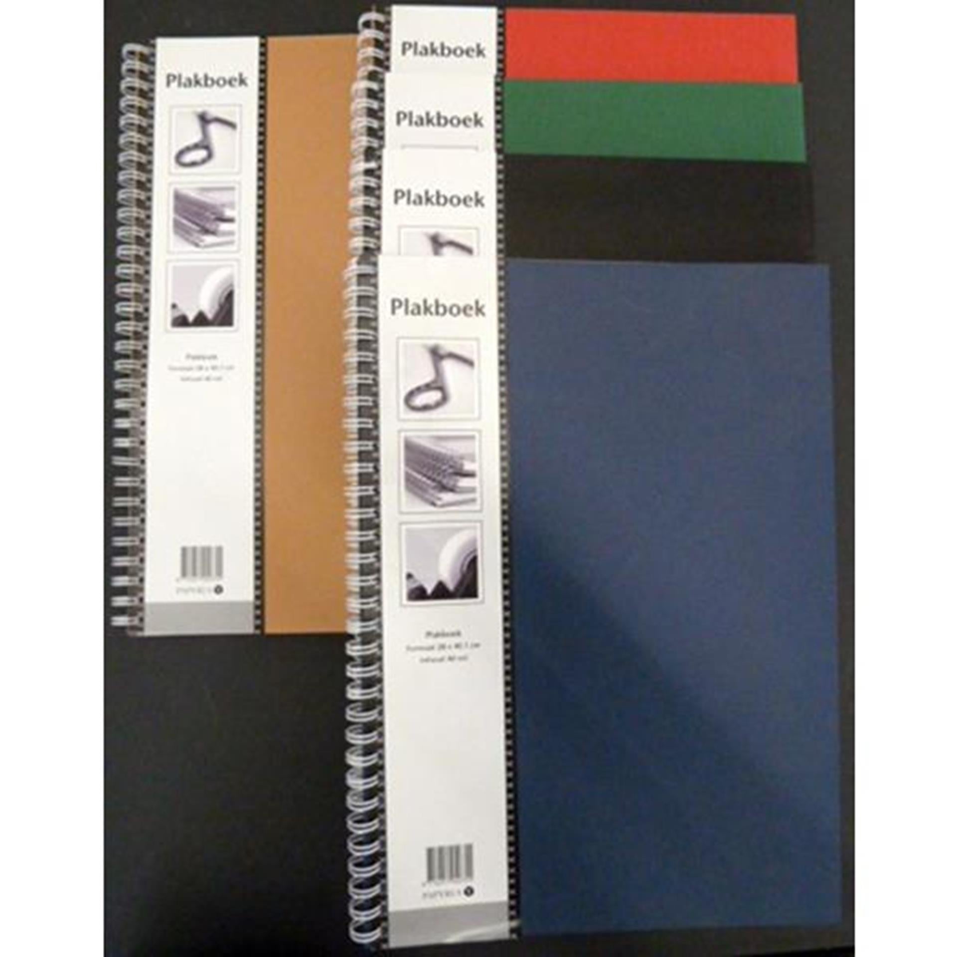 Plakboek neutraal 28x40cm 40vel 5st