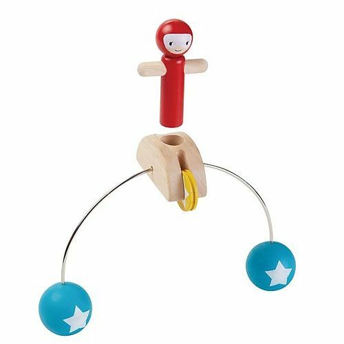 Oku Plan Toys rijdende acrobaat