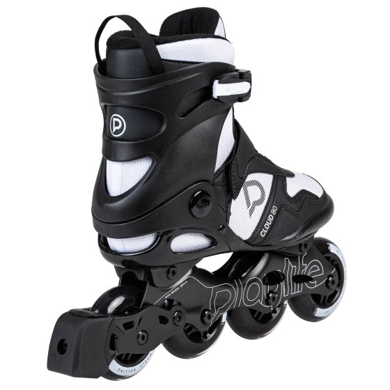 Cloud Fitness inlineskates 82A zwart wit maat 46