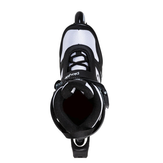 Cloud Fitness inlineskates 82A zwart wit maat 45