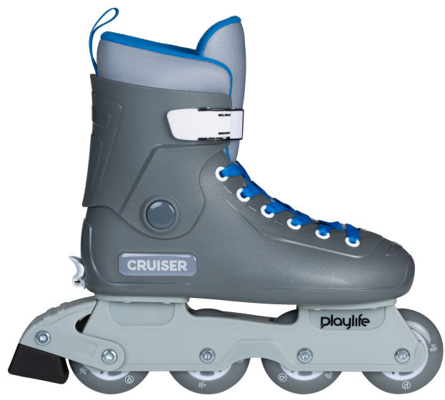Cruiser Grey inlineskates junior grijs maat 35-38