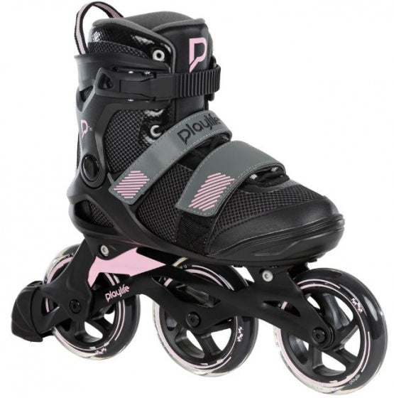 Fitness GT 110 inlineskates 80A zwart roze maat 43