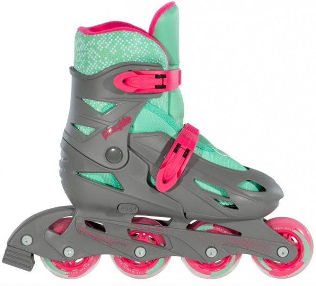 Inlineskates Riddler hardboot 82A grijs maat 35-38