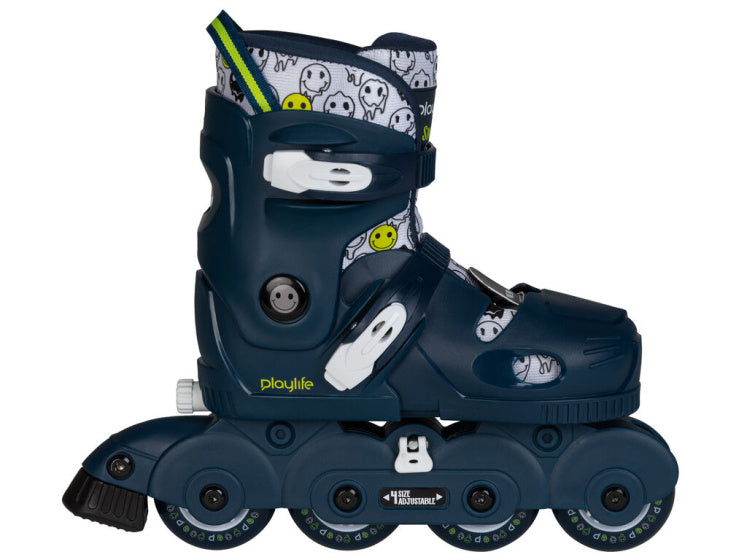 Smile Boys inlineskates junior donkerblauw maat 30-33