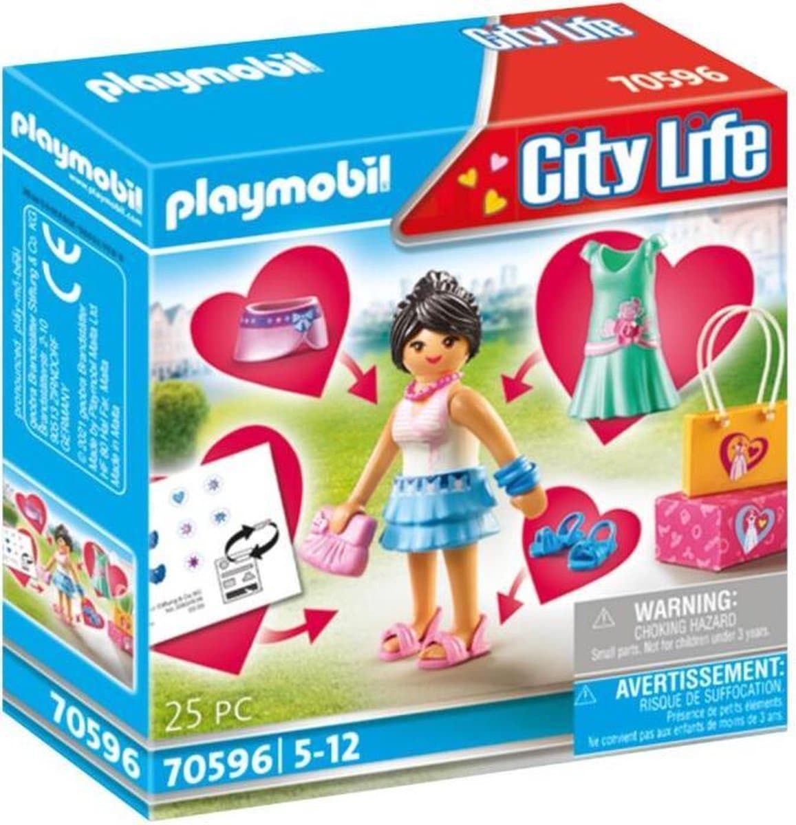 Playmobil stadsleven het modemeisje - 70596
