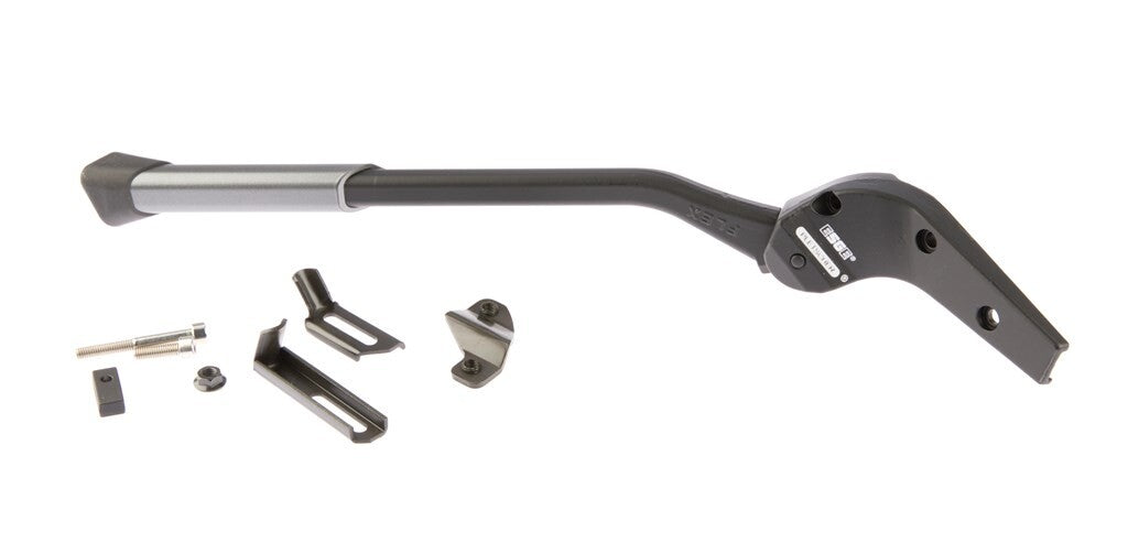 Pletscher esge zijstandaard multiflex, zwart - op kaart