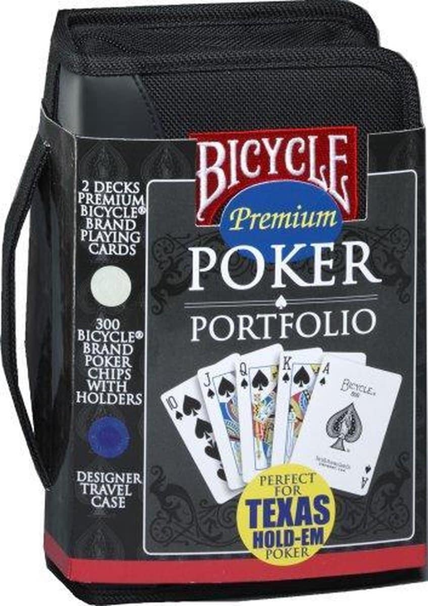 Selecta pokerset portfolio in meeneemkoffer