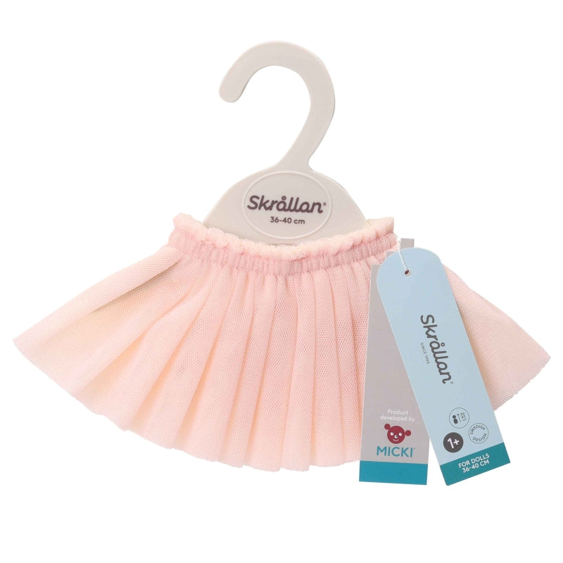Skrallan poppenkleding tulerok (36-40cm)
