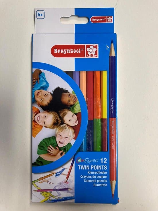 Bruynzeel - 12 twin points potloden 24 kleuren