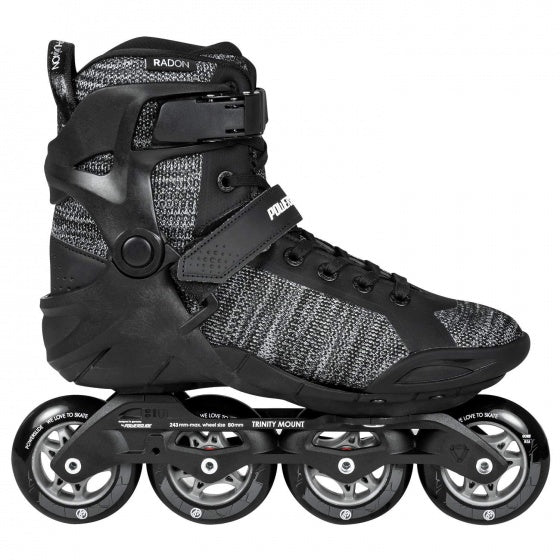 inlineskates Phuzion Radon 80 softboot 85A zwart 39