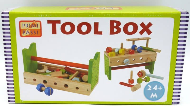 Jonotoys primi passi houten werkbank gereedschappen kist
