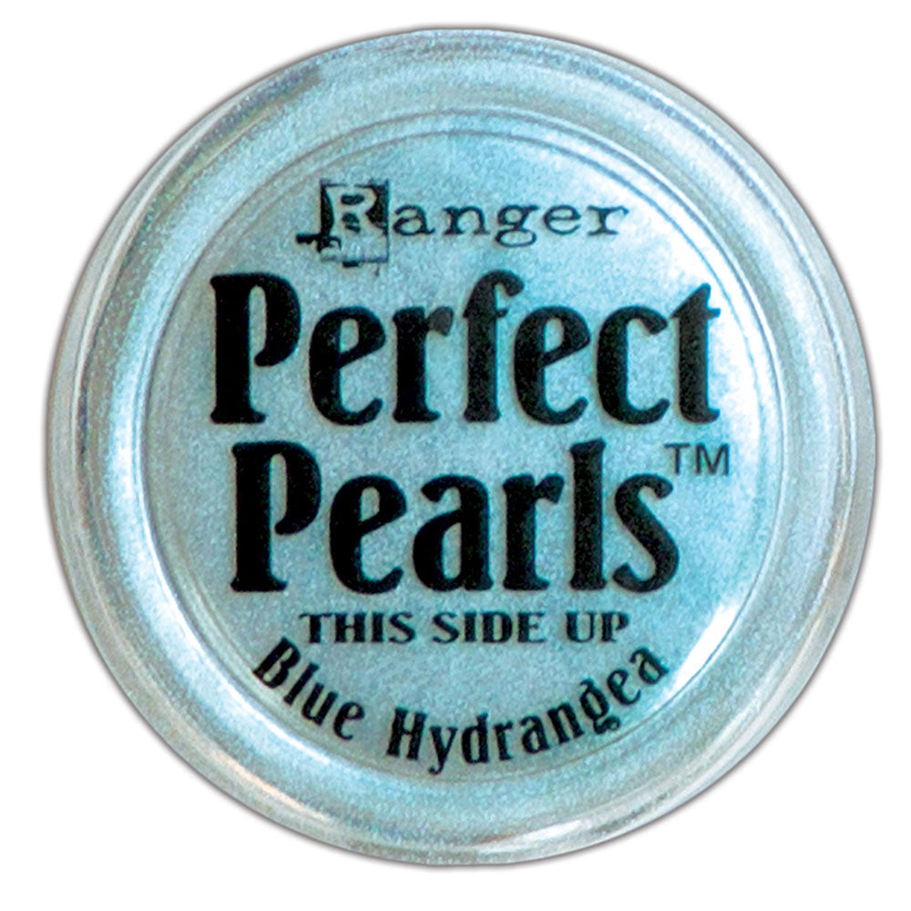 Ranger ink ranger • perfect pearls pigment powder blue hydrangea
