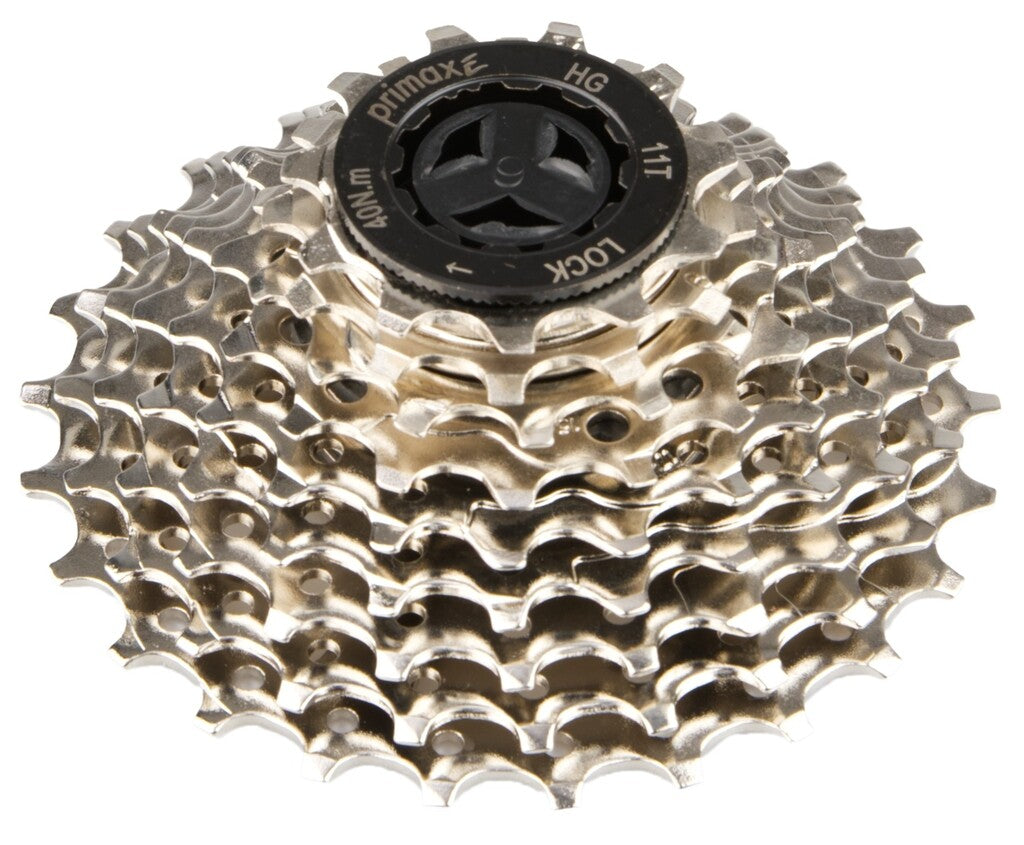 Primax 9-speed 11-25t silver cassette in box