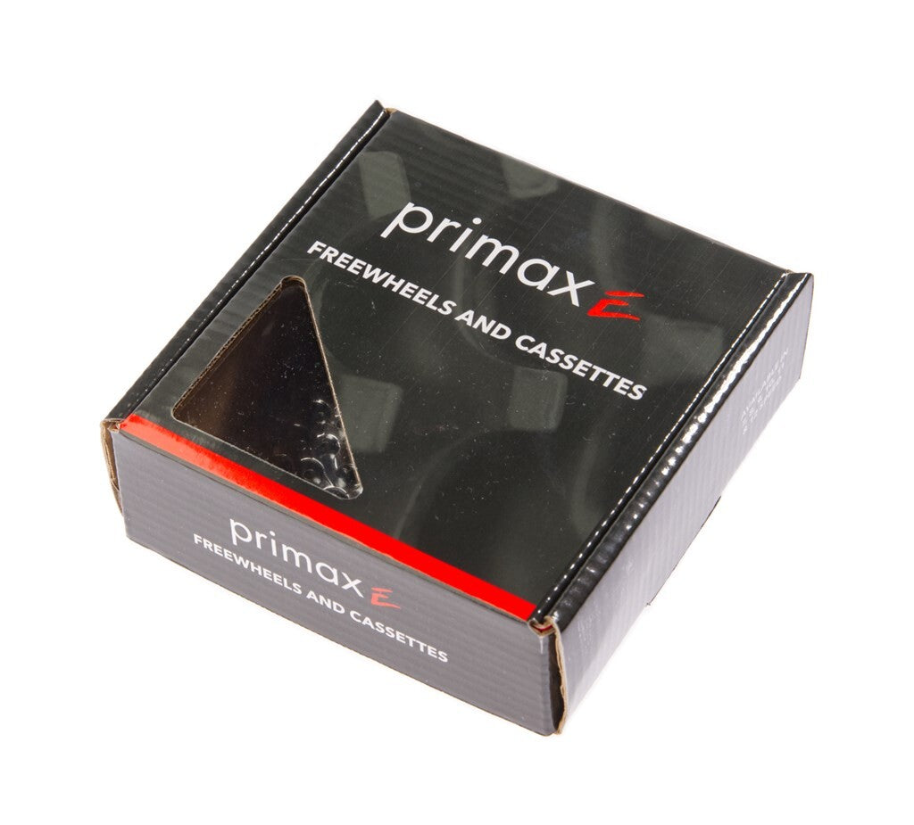 Primax e vrijloop 9 speed 13-32t grijs in doos