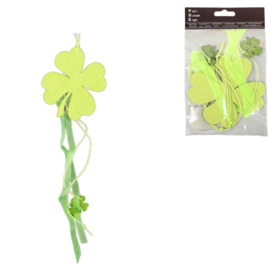 Hanger klaver vier groen 40 cm | 32 stuks