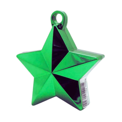 Amscan ballongewicht ster groen 10 cm | 24 stuks