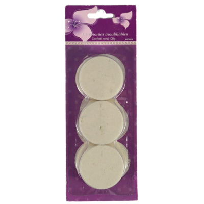 Confetti rond ivoor 100 g | 24 stuks