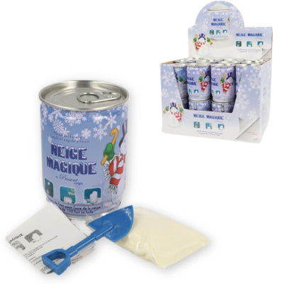 Diy decoratie sneeuw in blik 20 gram | 96 stuks