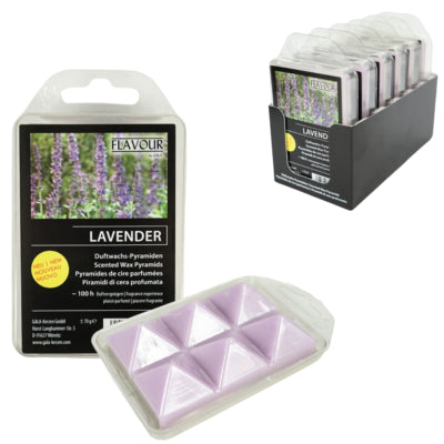 Gala waxmelts pyramide lavendel 6 stuks | 12 stuks