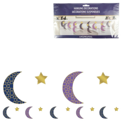 Amscan decoratie slinger oosters folie 213 cm | 24 stuks