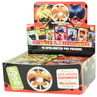 Miraculous verzamelkaarten boosterpack duits set van 10 | 96 stuks