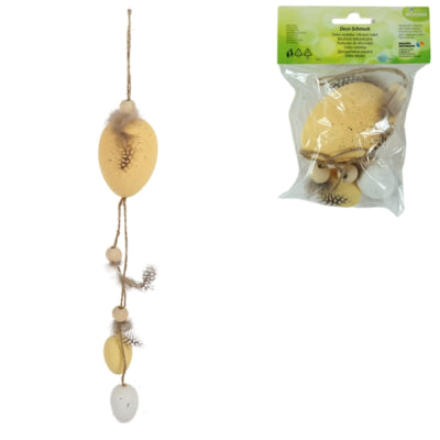 Hanger pasen eieren geel 35 cm | 30 stuks