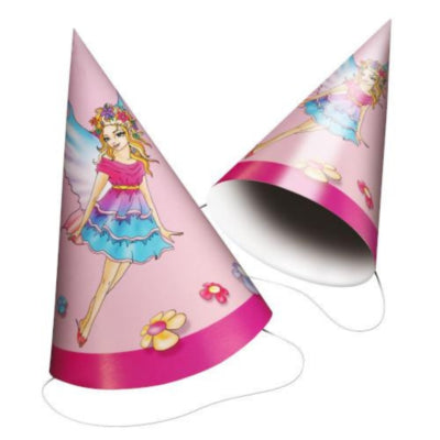 Susy-card feesthoeden met elastiek elfje 15 cm 6 stuks | 24 stuks