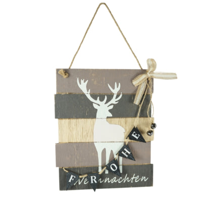Hanger frohe weihnachten 27,5 cm | 12 stuks