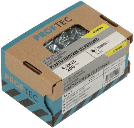 Proftec plaatschr. zelfborend vz pk din7504p torx tx20 4.2x32 | 200 stuks - 5251.01.29320