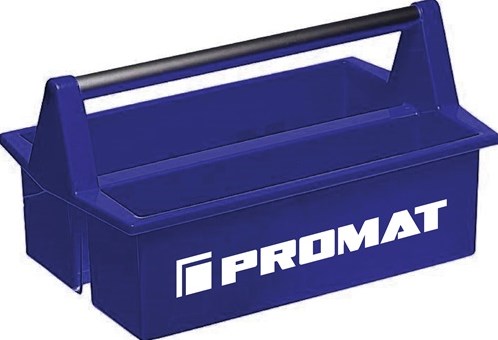 Promat tecwerk gereedschapsdraagkist | lxb420xh120 mm 2 vakken | kunststof - 4000871304