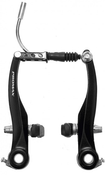 V-brake set voor en achter aluminium zwart