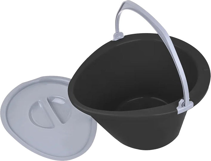 draagbaar toilet 7 liter zithoogte 37 cm grijs