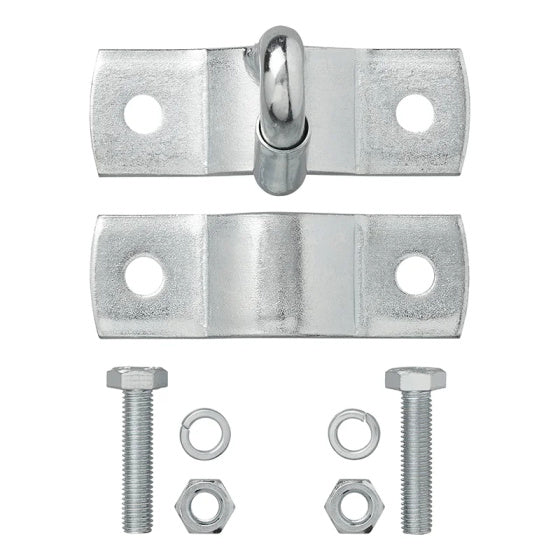 hulpkoppeling met veer staal zilver