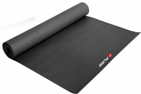 yogamat 172 x 61 cm zwart